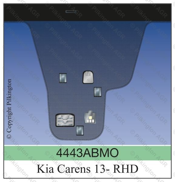 KIA CARENS RHD 2013; WS GN BL RHD RSNLSN D