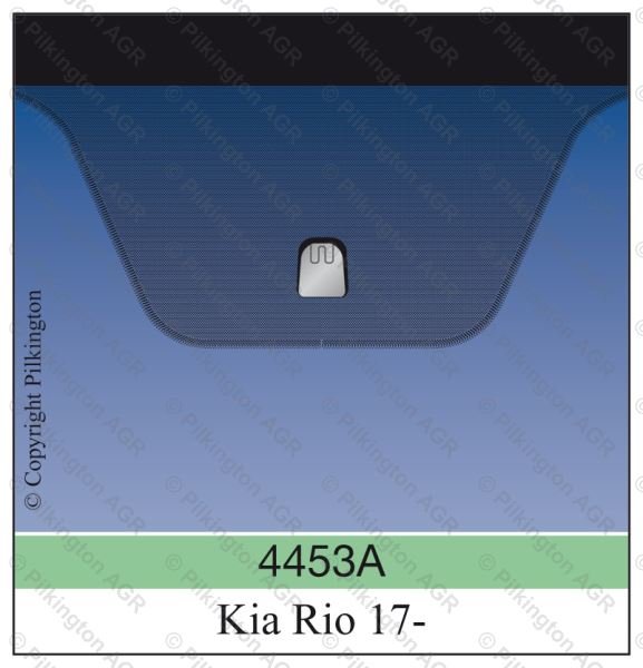 KIA RIO 5D HBK 2017; WS GN VIN