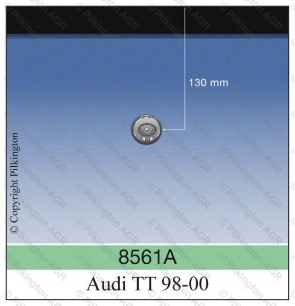 AUDI TT CABRIO 98; WS GN GY VIN ENCAP