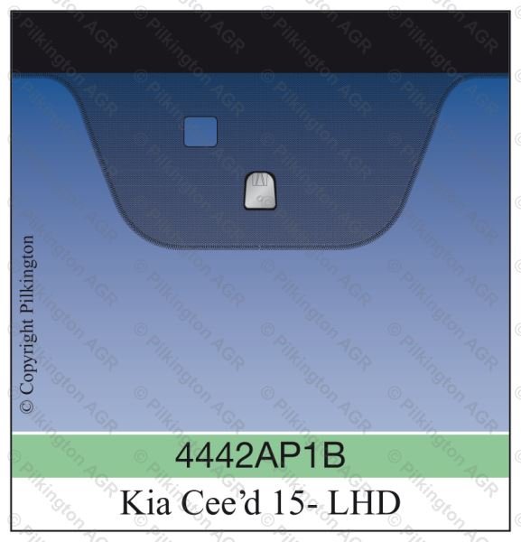 KIA CEE'D 5D HBK/5D EST LHD 2015; WS GN BL