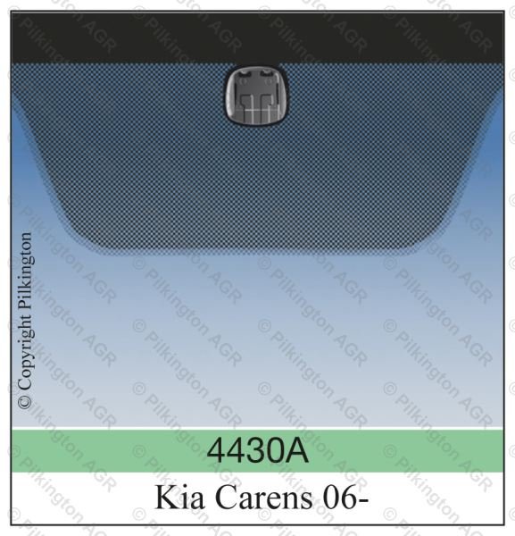 KIA CARENS MPV 06-;WS GN BL HTD VIN