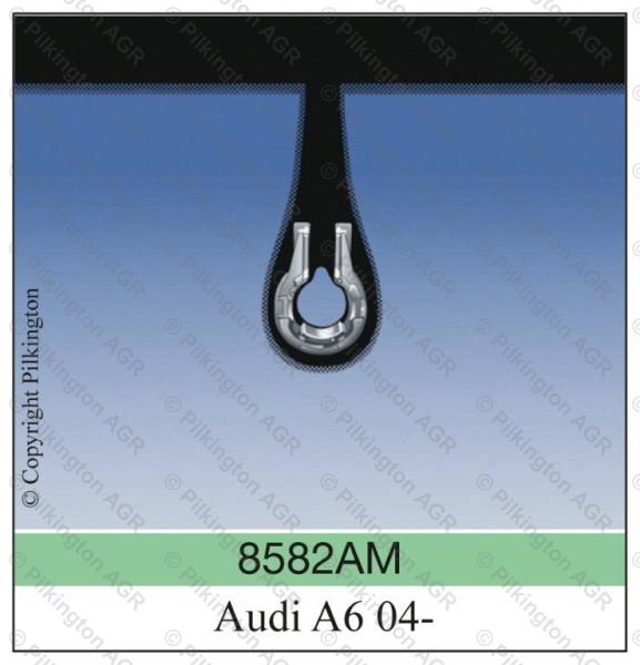 AUDI A6 04-;WS CL COATED GY RSN VIN HWARE