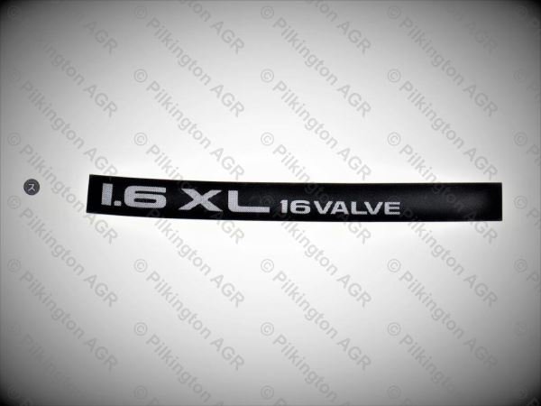 TOYOTA 1.6 XL 16 VALVE STICKER