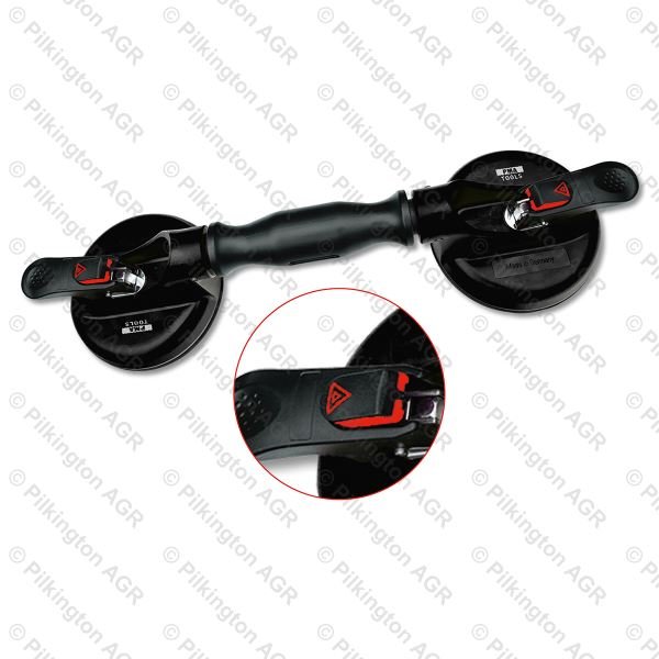 T10475 Double suction cup lifter with vacu