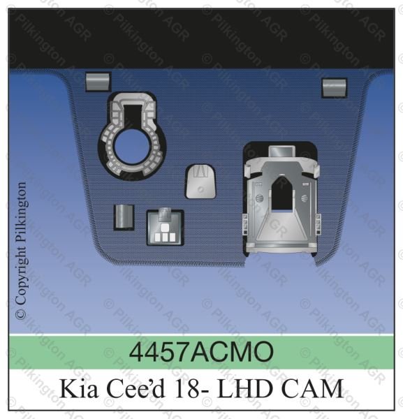 KIA CEED 5D HBK 2018; WS GN CAMERA BRACKET