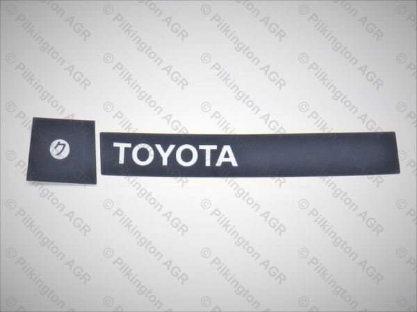 TOYOTA BLACK STICKER
