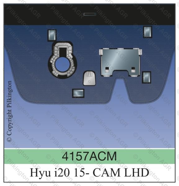 HYUNDAI i20 5D HBK LHD 2015; WS GN CAMERA 