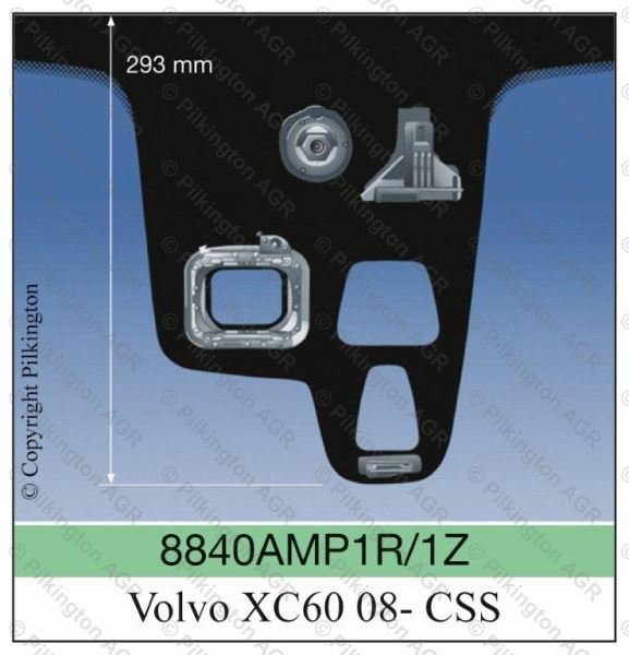 VOLVO XC 60  2008-;WS CL COATED RSN MOD SI
