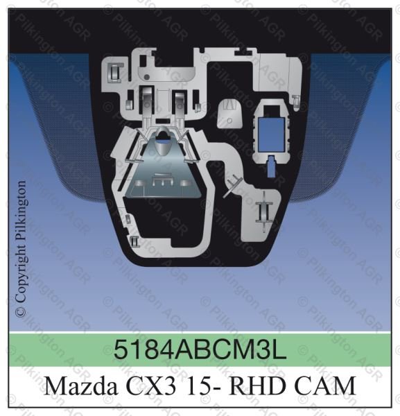 MAZDA CX 3 RHD 2016; WS GN ACO RHD CAMERA 