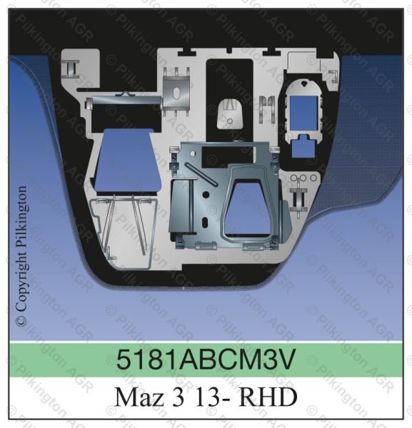 MAZDA 3 HBK RHD 2013; WS GN ACO RHD CAMERA