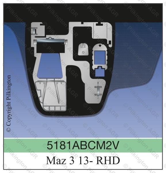 MAZDA 3 HBK SAL 2013; WS GN SOLAR ACO RHD 