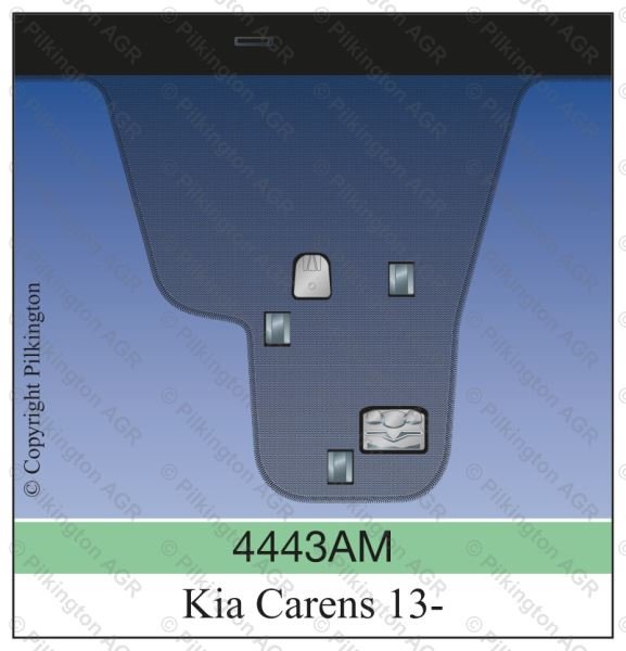 KIA CARENS LHD 2013; WS GN BL RSNLSN VIN