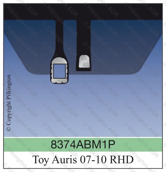 TOYOTA AURIS 3D 5D HBK RHD 07-;WS GN SOLAR