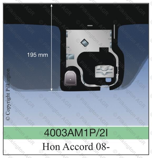 HONDA ACCORD 2008-;WS GN BL RSN VIN 1P