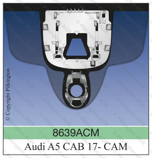 AUDI A5 2D CAB 2017; WS GN ACO CAMERA BRAC