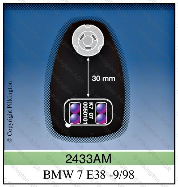 BMW 7 SERIES E38 94-;WS GN GN HTD RSN VIN