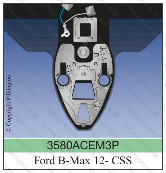 FORD B MAX MINI MPV 2012; WS GN SOLAR ACO 