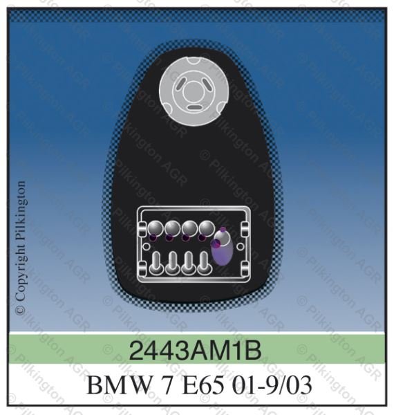 BMW 7 SERIES E65 01-03-;WS GN SOLAR GN HTD
