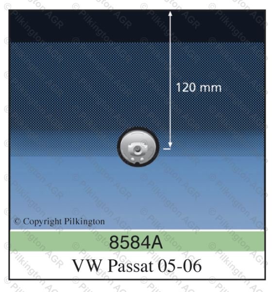 VW PASSAT B6 05-;WS GN SOLAR VIN HWARE