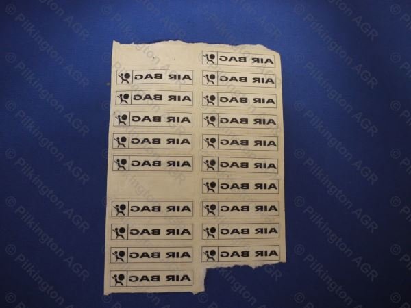 SINGLE AIRBAG STICKERS (10)