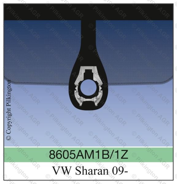 VW SHARAN II MPV 2009;WS CL COATED ACO GY 