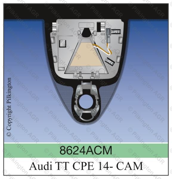 AUDI TT CPE 2014; WS GN SOLAR GY CAMERA BR