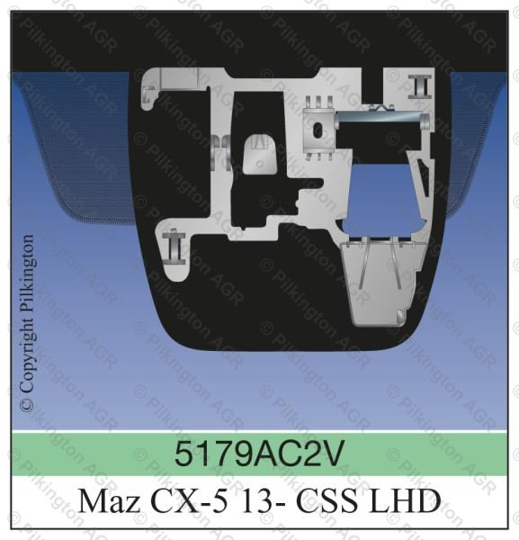 MAZDA CX 5 LHD 2012; WS GN ACO CAMERA BRAC