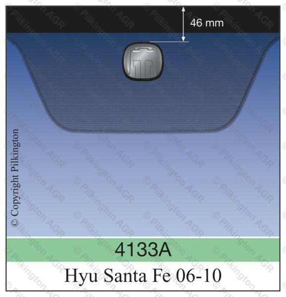 HYUNDAI SANTA FE LHD 2006-;WS GN SOLAR BL