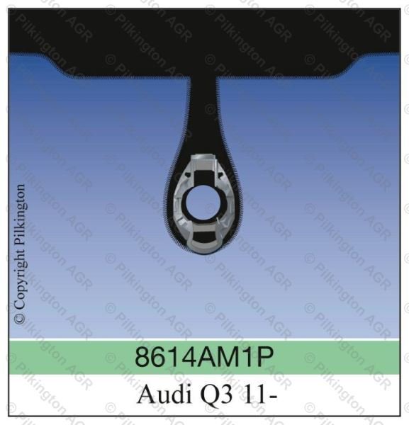 AUDI Q3 SUV 2011; WS GN SOLAR ACO GY RSNLS