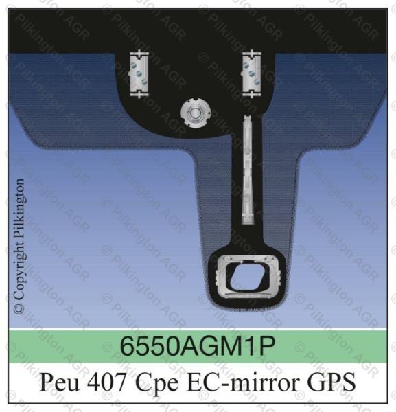 PEUGEOT 407 CPE 2005-;WS CL COATED ACO GPS