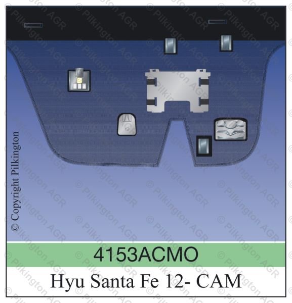 HYUNDAI SANTA FE LHD 2012; WS GN ABS ACO B