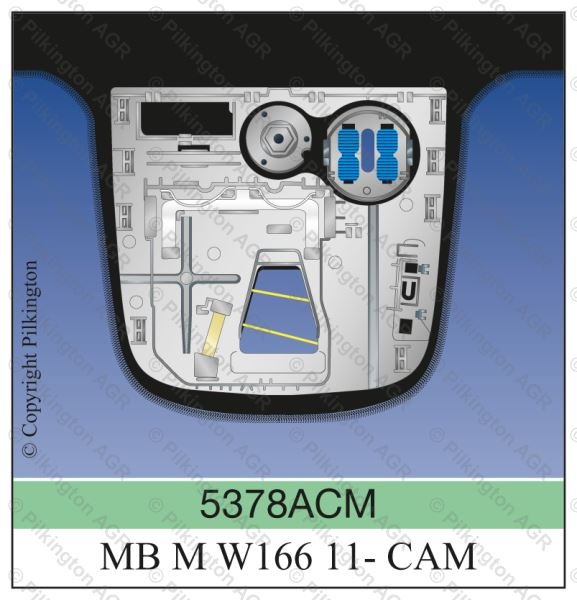 MERCEDES M CLASS W166 2011;WS GN SOLAR ACO