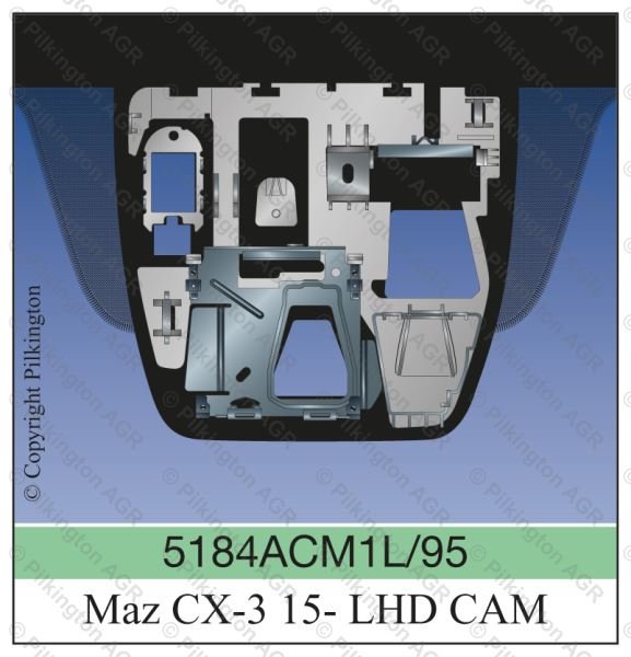MAZDA CX 3 LHD 2016; WS GN ACO CAMERA BRAC