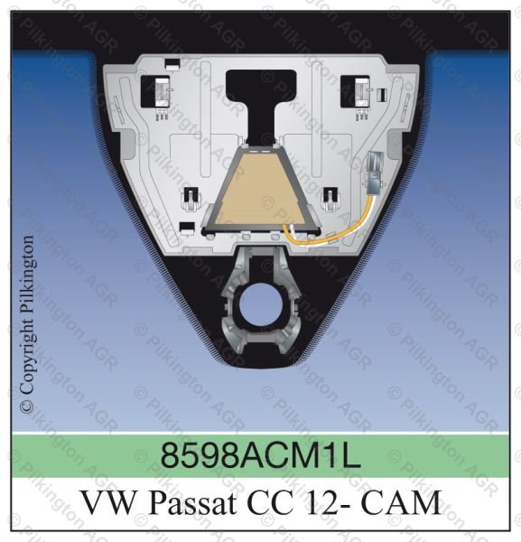 VW PASSAT CC 2008; WS GN ACO CAMERA BRACKE