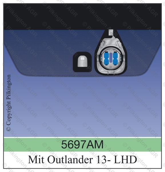 MITSUBISHI OUTLANDER LHD 2013;WS GN HTD RS