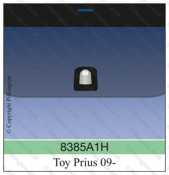 TOYOTA PRIUS LHD 2009; WS GN SOLAR ACO HUD