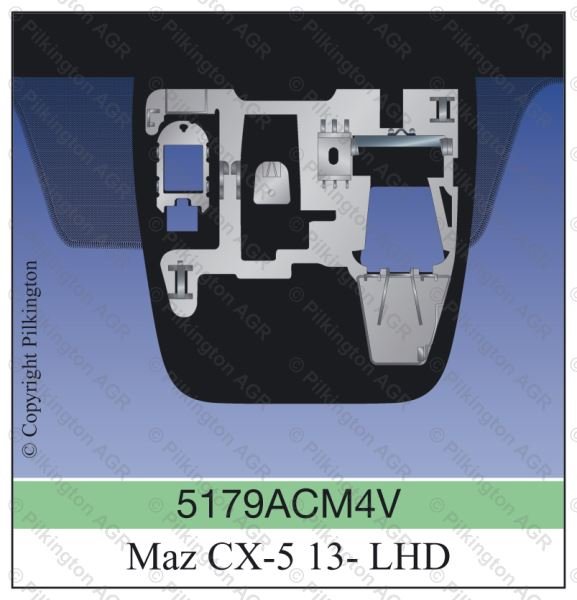 MAZDA CX 5 LHD 2012; WS GN SOLAR ACO CAMER