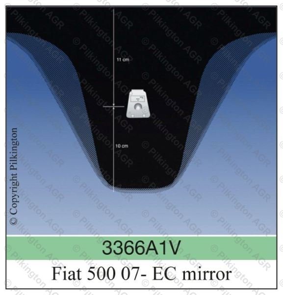 FIAT 500 3D 2007-;WS GN SOLAR ACO ENCAP 1V