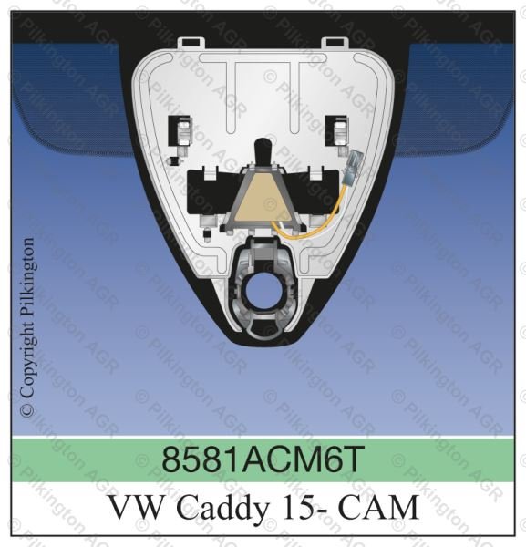 VW CADDY 2015; WS GN SOLAR CAMERA BRACKET 