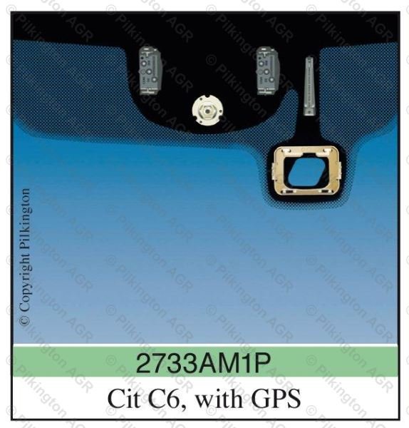 CITROEN C6 02/2006;WS CL COATED GPS  HUD V