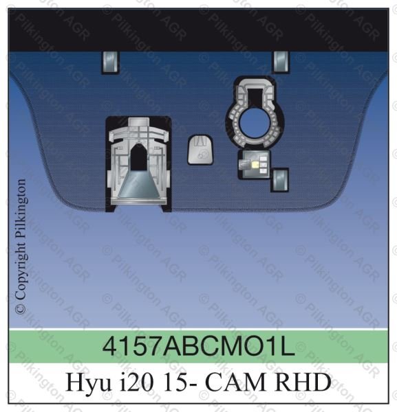 HYUNDAI i20 5D HBK RHD 2015; WS GN RHD CAM