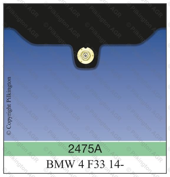 BMW 4 SERIES F33 2D CAB 2014; WS GN GY VIN