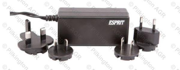 220V/12V power supply unit 2 pin plug