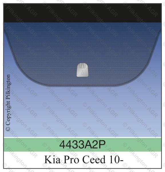 KIA PRO-CEE'D 3D HBK 2007-;WS GN VIN 2P