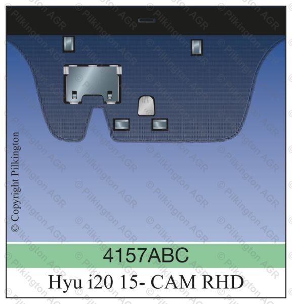 HYUNDAI i20 5D HBK 2015; WS GN RHD CAMERA 